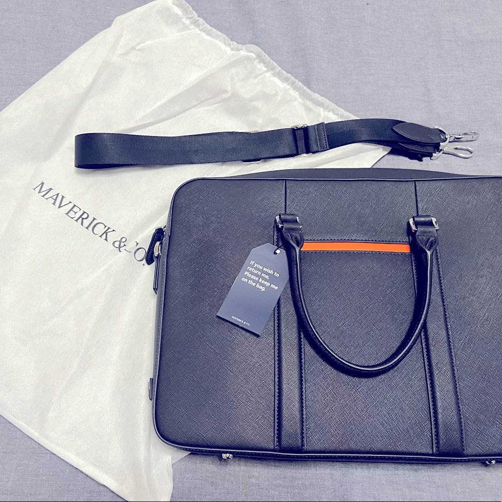 Maverick & Co. Manhattan Leather Briefcase